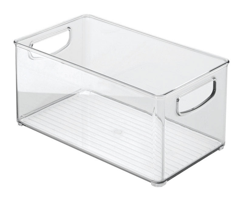 iDesign Stackable Clear Plastic Bin