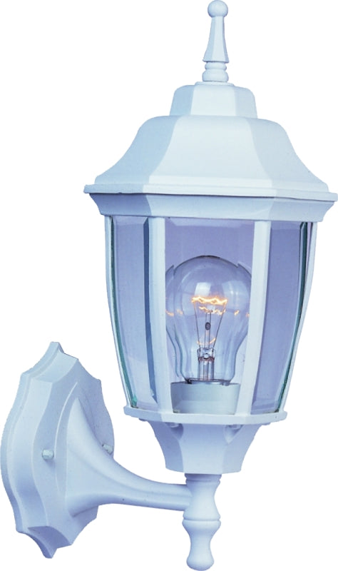 Boston Harbor BRT-BPP1611-WH3L 6299671 Dimmable Outdoor Lantern, (1) 60/13 W Medium A19/Cfl Lamp, White
