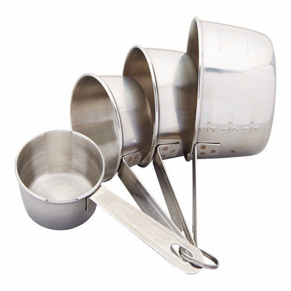 Good Cook Stainless Steel Silver Measuring Set 19850