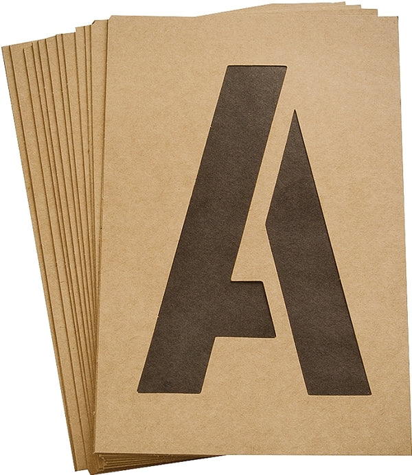 Hy-Ko 6" Reusable Number and Letter Stencil [Set of 6] ST-6