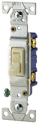 Eaton 1301-7V Single-Pole Switch, Ivory
