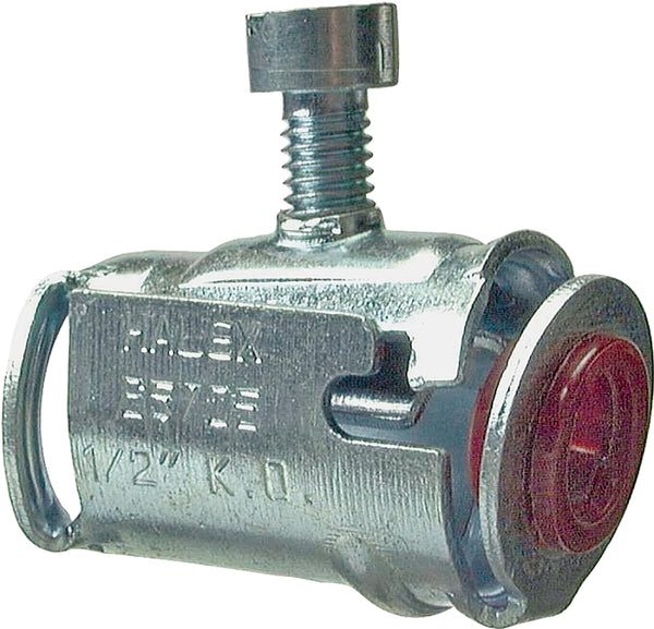 Halex 65705B MC SnapIn Connectors Steel (50 Piece), 3/8"