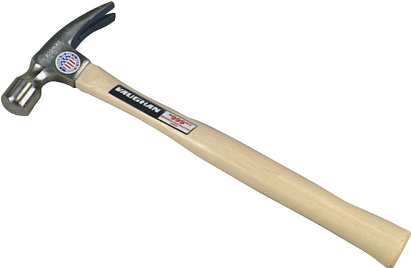 Vaughan 505M 24 Ounce Framing Hammer with Milled Face and Hickory Handle