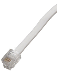 AmerTac - Zenith TL1025W TL1025W 25 FT 6 Wire Line Cord, White Landline Telephone Accessory