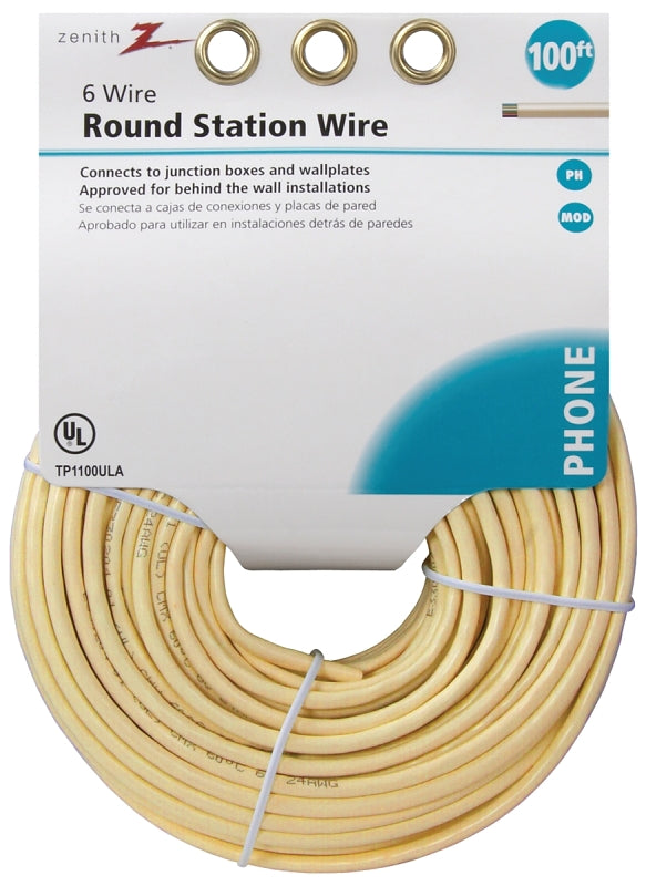 American Tack & Hdwe TP1100ULA Round Wire 100 Ft. Ul - Almond