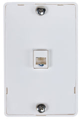 AmerTac - Zenith TW1001WPW TW1001WPW Universal Wall Phone Jack, White Landline Telephone Accessory