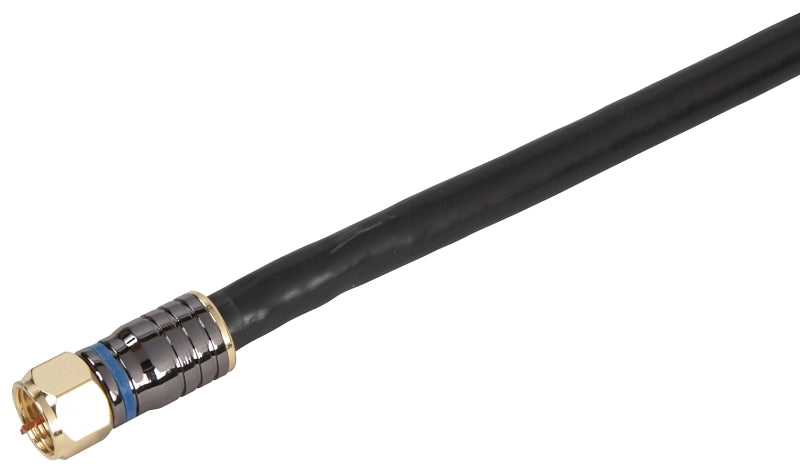AmerTac - Zenith VQ300306B 3-Feet RG6 Quad Shield Coaxial Cable