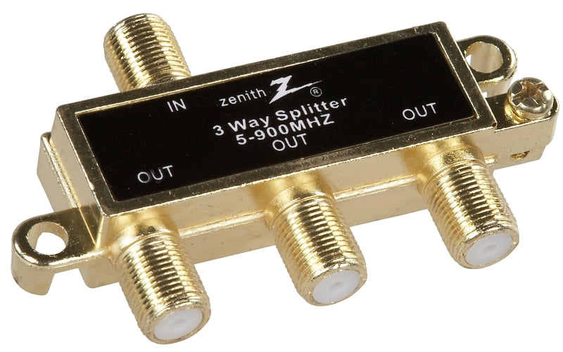 AmerTac - Zenith VS1001SP3W Threeway Coax Splitter 900Mhz