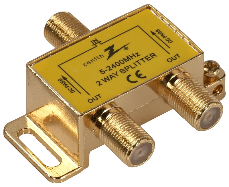 AmerTac - Zenith VS3001SP2W TwoWay Coax Splitter 2.4GHz