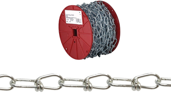 Campbell Chain No. 3 in. Double Loop Carbon Steel Chain 5/64 in. Dia. x 200 ft. L - Total Qty: 1 072-3227N