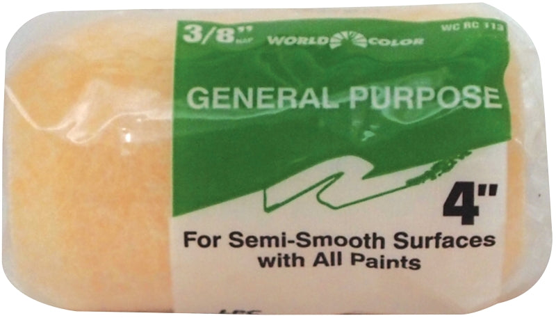 Linzer Polyester 3/8 in. x 4 in. W Paint Roller Cover For Semi-Smooth 1 pk