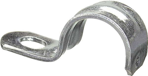Halex 61115B 1-Hole Conduit Strap, 1-1/2 in, Steel, 1-1/2"
