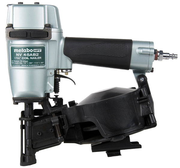 Hitachi NV45AB2 7/8-Inch to 1-3/4-Inch Coil Roofing Nailer (Side Load) (Discontinued by the Manufacturer) NV45AB2M