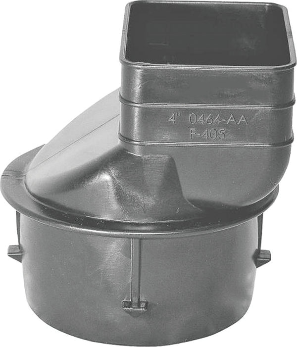 Mutual Industries Downspout Adapter, 3" x 4" x 4" 0465AA