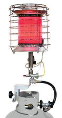 Dura Heat TT-360 Propane(LP) 360 Degree Tank Top Heater, Length: 8.9in, Width: 8.9in, Height: 20.24in,Silver