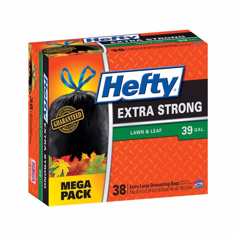 LAWN&LEAF BAGS 39G 38PK
