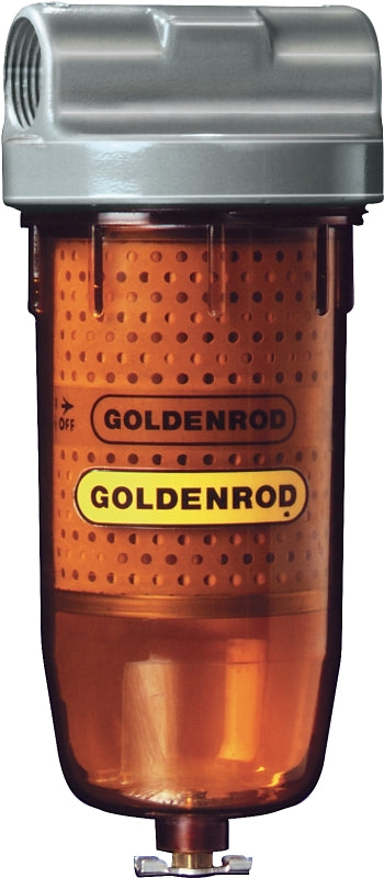 GOLDENROD 495 Bowl Fuel Tank Filter with 1" NPT Top Cap