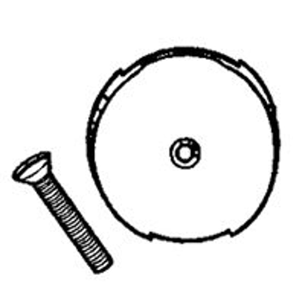 Plumb Pak PP826-10BN 1-Hole Trip Lever Style Tub Face Plate with Screw, for Use with Bath Drain, Brushed Nickel