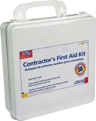 First Aid Only 9303-50P 50 Person Contractor First Aid Kit, Plastic Case