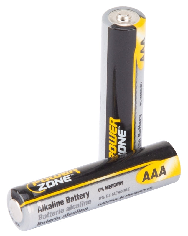 PowerZone Battery Alkaline Card/4 AAA LR03-4P-DB