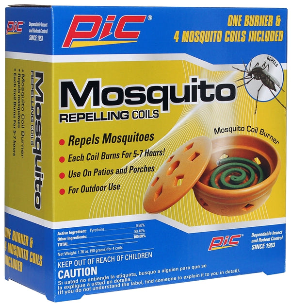 Pic COMBO Terra Cotta Mosquito Coil Burner