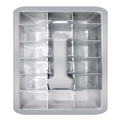 Harold Import 93251 Ice Cube Tray, Silver