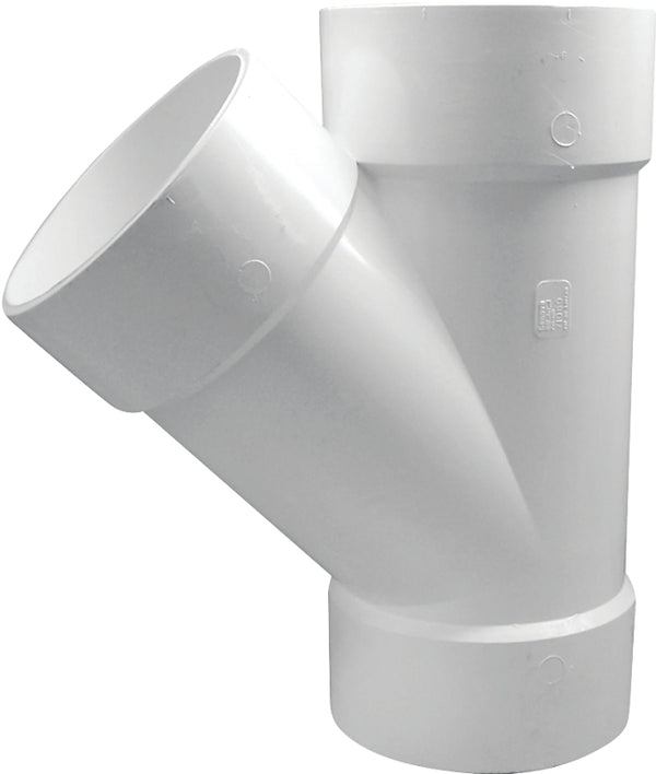 Canplas 6" DWV PVC Wye 192306