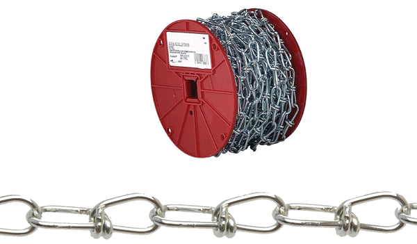 Campbell Tool Chain Double Loop Inco #1 Zinc Plated 125' Per Roll 072-2627N