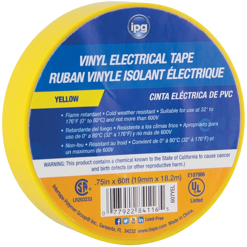 Intertape Polymer Group 4116 Electape Vnyl Yw .75" X60'