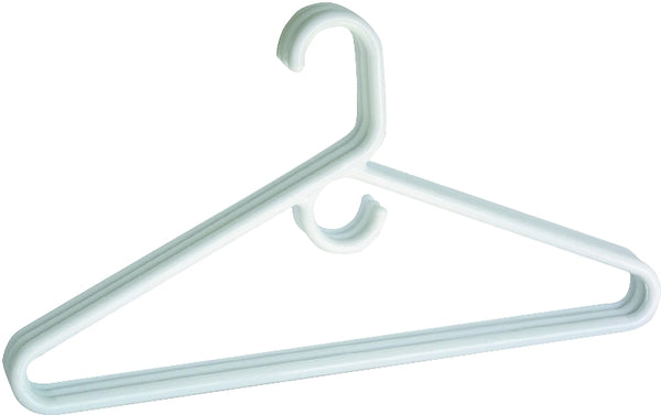 Merrick C86311SHW WHT White Super Heavy Weight Tubular Hanger With Hook 3 Count C8631A-SHW12