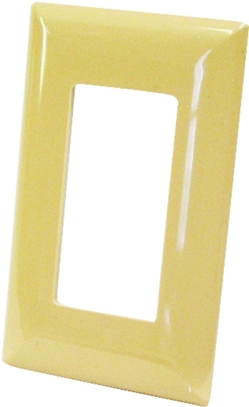 UNITED STATES HDW 2-3/4" X 4-1/2" Ivory Snap On Wall Gang Plate