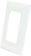 United States Hdw Ush Wall Plate 2 - 3/4" X 4 - 1/2" White E-122C