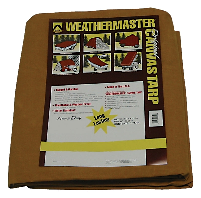 Weathermaster CA0608 Canvas Tarp CA0608D