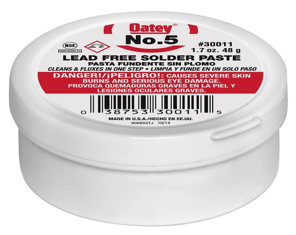 Oatey 30011 No. 5 Pasted Flux 12 Count