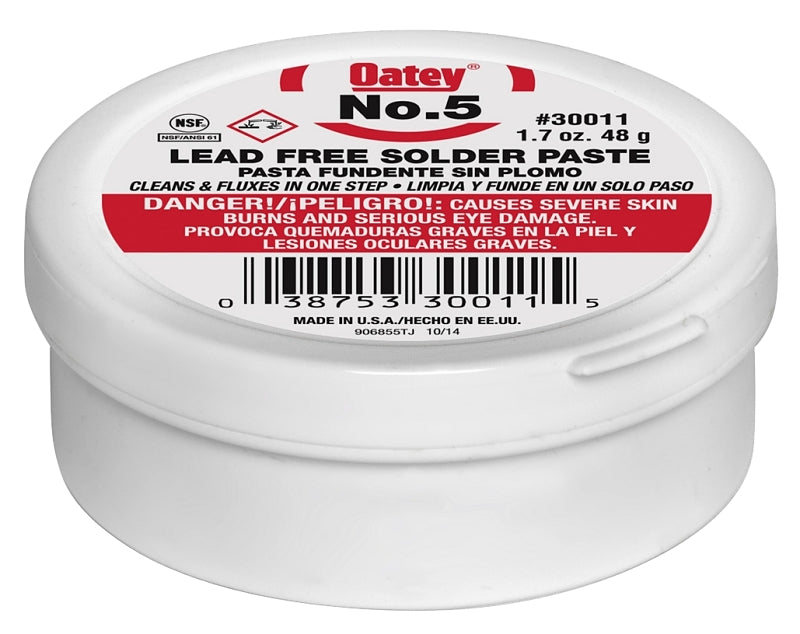 Oatey 30011 No. 5 Pasted Flux 12 Count