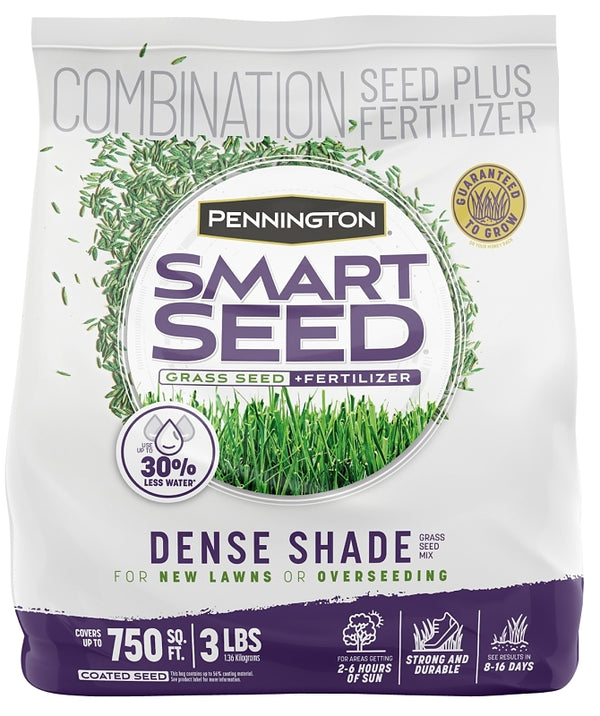 Pennington 100086851 Grass Seed, 3 lb, lb 100543702