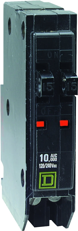 Square D - QOT1515CP QO 2-15 Amp Single-Pole Tandem Circuit Breaker