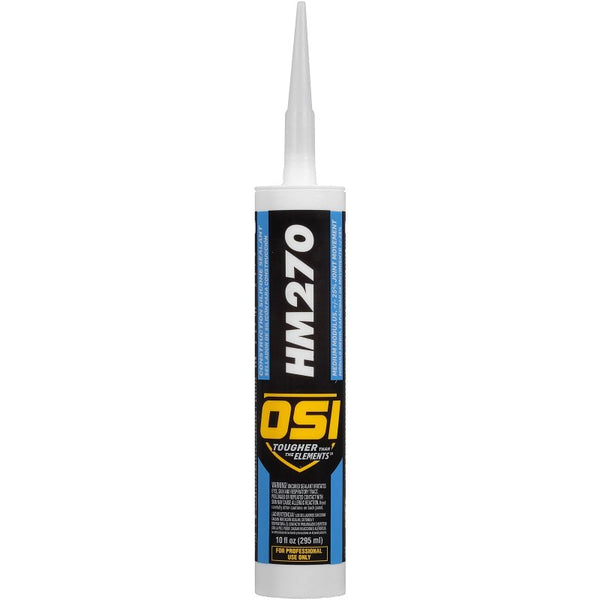 Loctite 1493960 White HM-270 Construction Silicone Sealant Tube, 10 oz