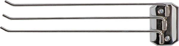 Decko #38190 Swing Arm Kitchen Towel Rack, Chrome