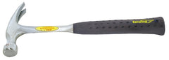 ESTWING Hammer - 16 oz Straight Rip Claw with Smooth Face & Shock Reduction Grip - E3-16S