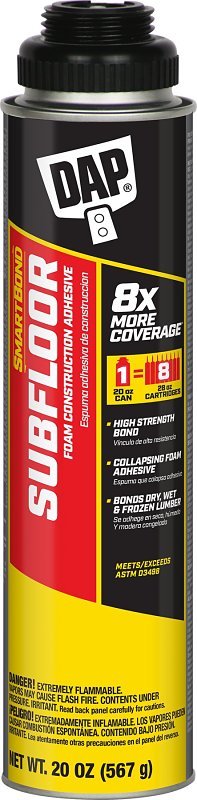 Dap 00042 Subfloor Gun-Grade Construction Adhesive, 20-Ounce