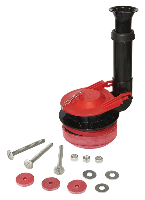 Korky 5030BP Large Flush Valve Kit, 3 Inch, Red