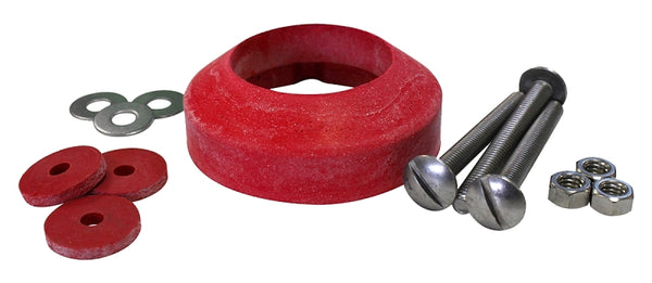 Korky 464BP Universal Toilet Tank To Bowl Gasket & Hardware Kit - Fits Most 2-Inch, 2-Piece Toilet Tanks - Made in USA