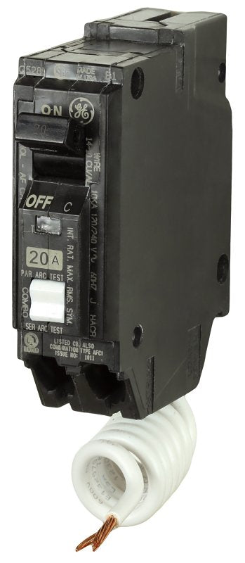 GE Energy Industrial Solutions THQL1120AFP2 Single Pole Combo Arc Fault Circuit Interrupter, 20-Amp