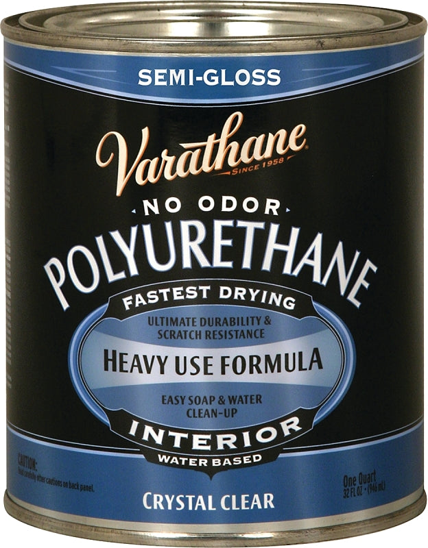 Varathane 200141H Water-Based Ultimate Polyurethane, Quart, Semi-Gloss Finish