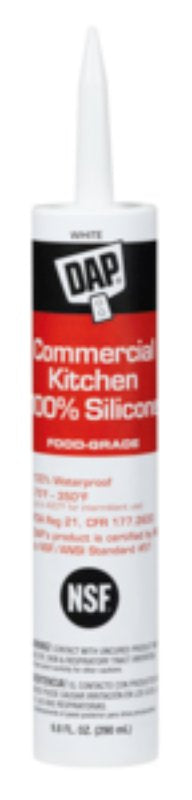 DAP Inc Silicone Com Ktn White 9.8Oz 8656