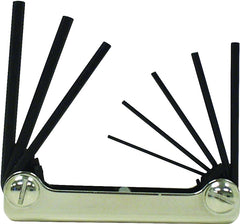 EKLIND 20812 Steel Handle Fold-up Hex Key allen wrench - 8pc set SAE Inch Sizes 3/32-1/4