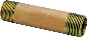 Anderson Metals 38300-0630 Nipple, Brass