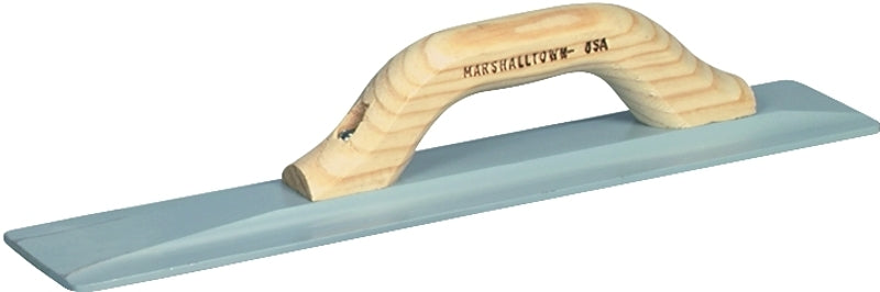 MARSHALLTOWN 16 Inch Beveled End Magnesium Hand Float, Concrete, Wood Handle, Standard Style Handle, 145