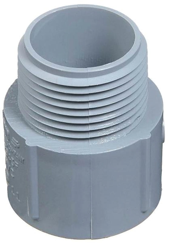 Carlon Lamson & Sessons E943HR-CTN 1-1/2" Non Metallic Male Terminal Adapter Slip To Thread